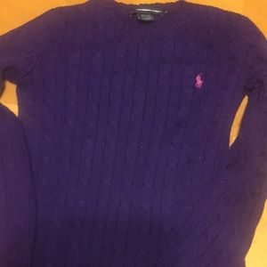 Authentic ralph Lauren purple sweater